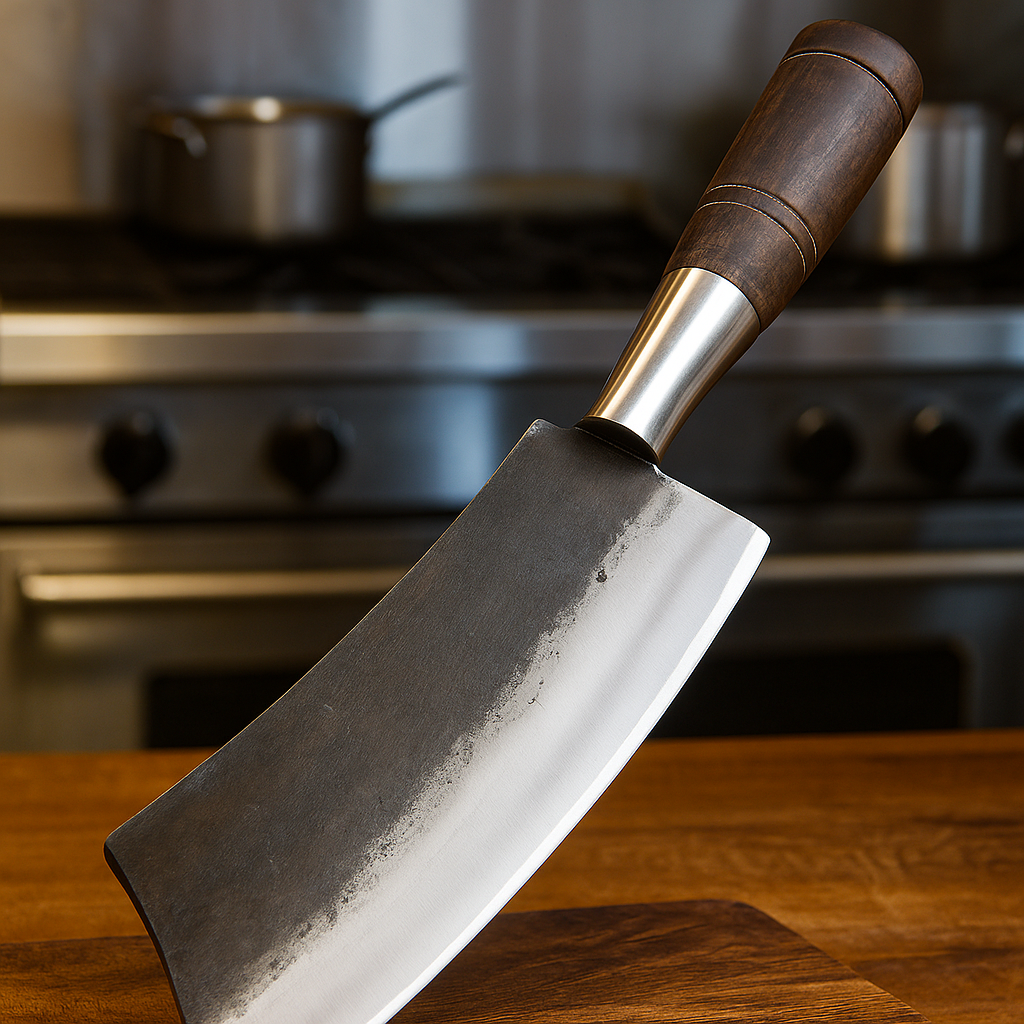 Pisau Cacah Baja Mangan Tajam Anti Karat – Alat Cacah Ketela Daging Serbaguna Ergonomis & Awet