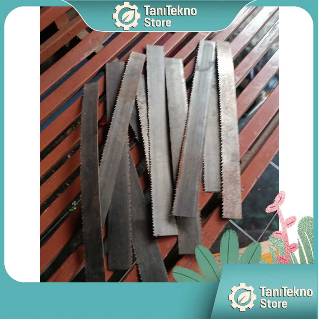 Potongan Gergaji Besi Merk Eberle Germany Tebal 1,6mm Lebar 3/4cm bahan pisau pahat kayu