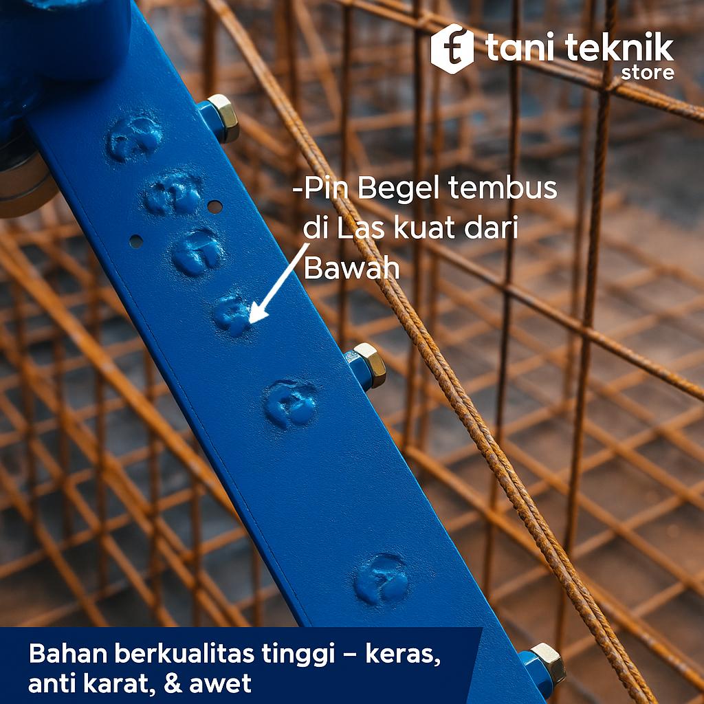 Alat Penekuk Besi Behel Beton – Untuk Besi baja 6mm 8mm 10mm 12mm | Pembuat Ring & Cakar Ayam
