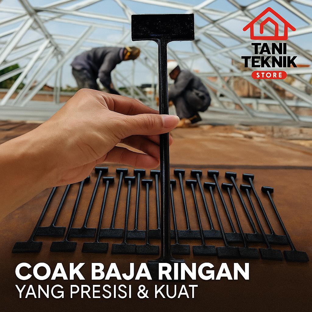 Alat Coak & Tekuk Baja Ringan Presisi – Cocok Semua Merek | Plat Tebal + Gagang Besi 10 SNI
