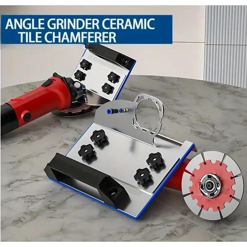 Adaptor Pemotong Keramik 45° Universal Tipe 100 – Braket Grinder Presisi kunci setel Logam