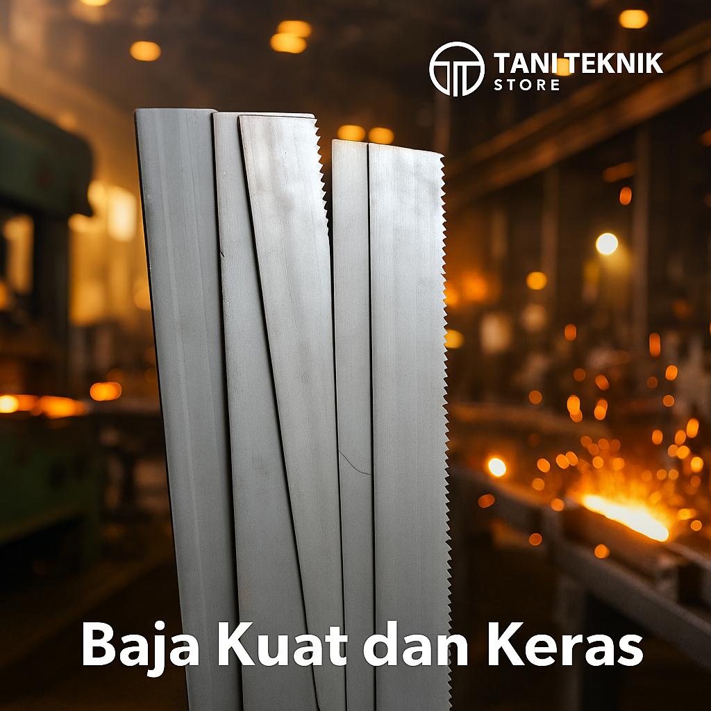Potongan Gergaji Besi Tebal 1.6mm Lebar 3/4cm - Bahan Pisau Pahat Kayu