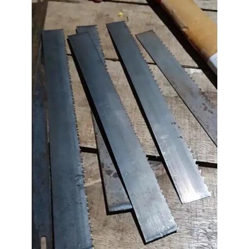 Potongan Gergaji Besi Merk Eberle Germany Tebal 1,6mm Lebar 3/4cm bahan pisau pahat kayu