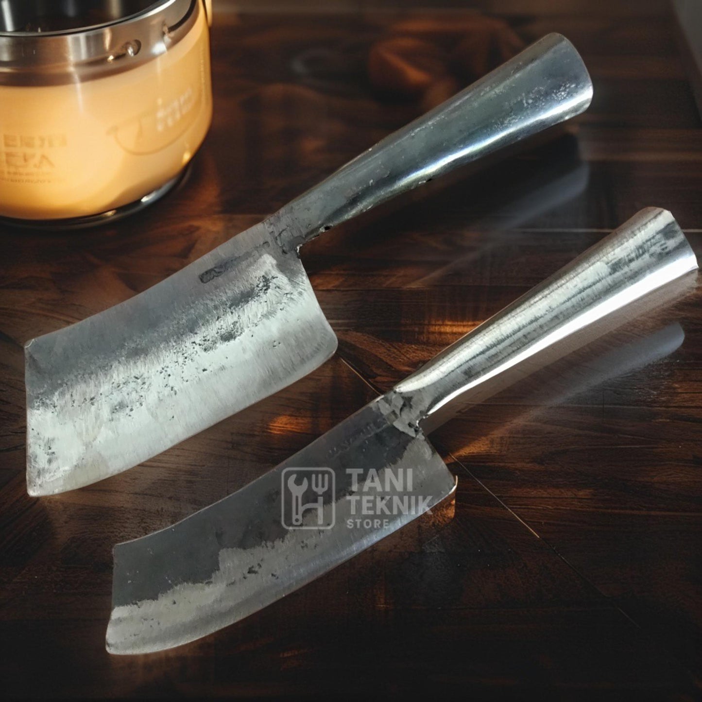 Pisau Cacah Daging Tulang Baja Tebal Anti Karat – Tajam & Ergonomis Untuk UMKM Dan Petani