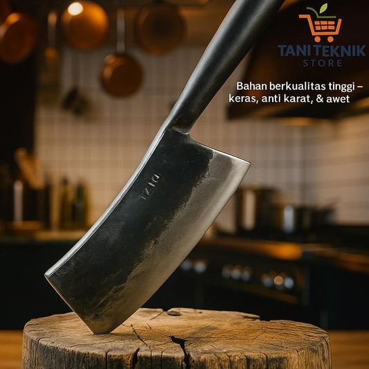 Pisau Dapur Baja Per - Untuk Potong Ayam Bebek Daging Ikan