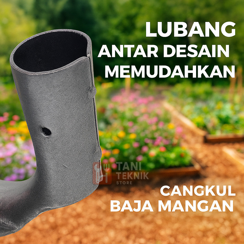 Alat Cangkul Serbaguna Baja Mangan – Untuk Sawah, Ladang & Konstruksi | Tani Teknik