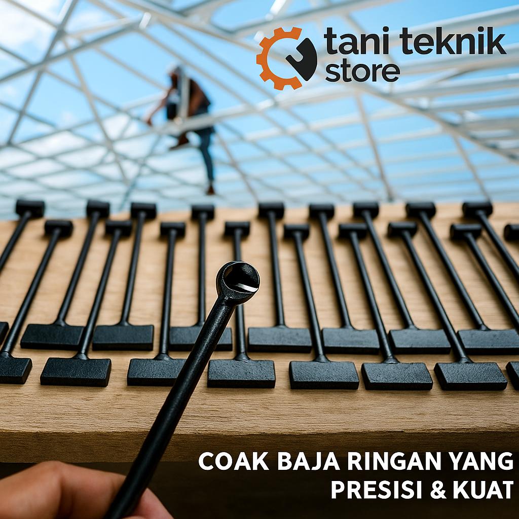 Alat Coak & Tekuk Baja Ringan Presisi – Cocok Semua Merek | Plat Tebal + Gagang Besi 10 SNI