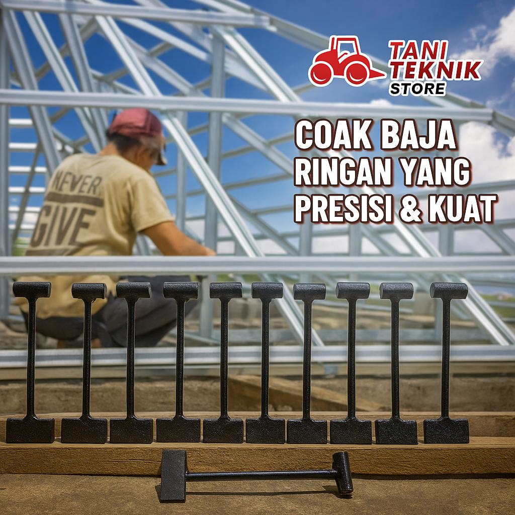 Alat Coak & Tekuk Baja Ringan Presisi – Cocok Semua Merek | Plat Tebal + Gagang Besi 10 SNI