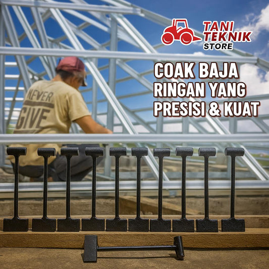 Alat Coak & Tekuk Baja Ringan Presisi – Cocok Semua Merek | Plat Tebal + Gagang Besi 10 SNI