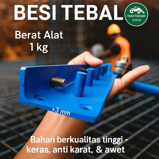 Alat Penekuk Besi Behel Beton – Untuk Besi baja 6mm 8mm 10mm 12mm | Pembuat Ring & Cakar Ayam