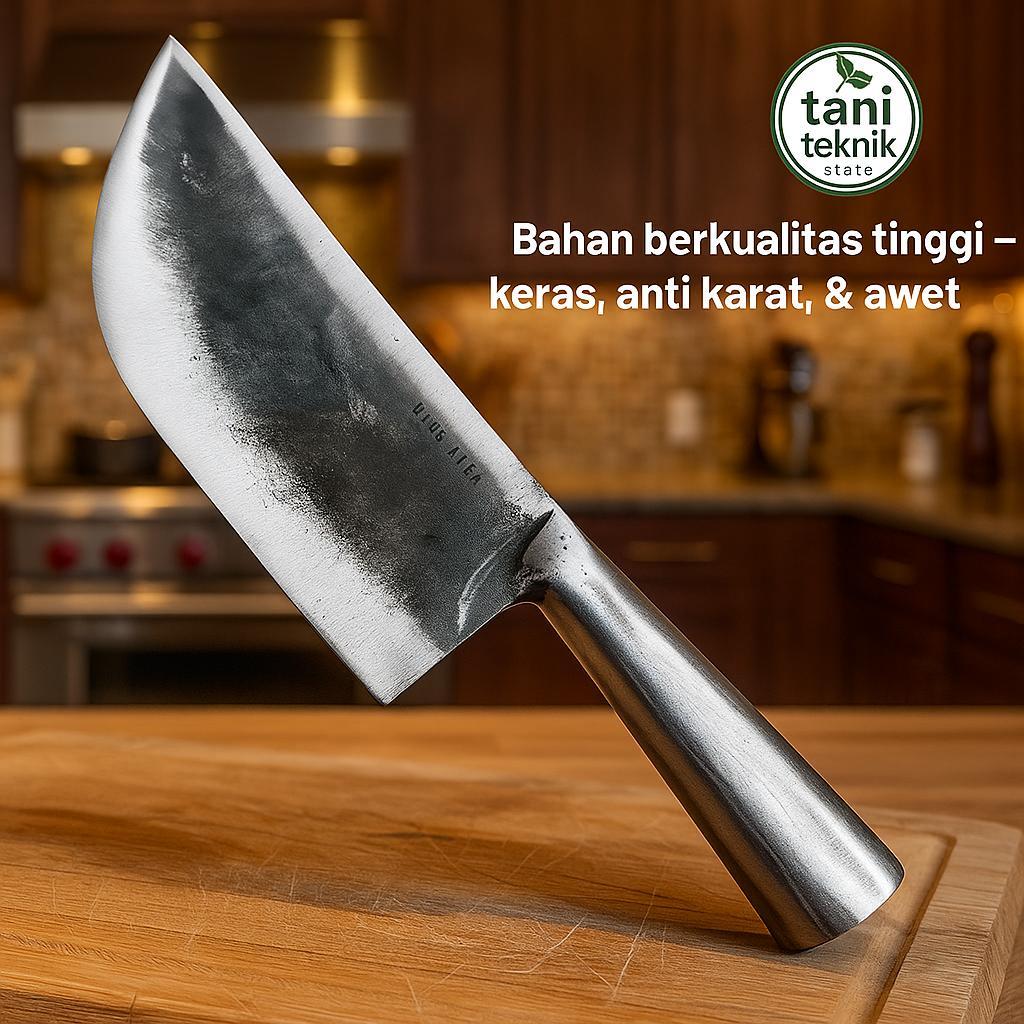 Pisau Dapur Baja Per - Untuk Potong Ayam Bebek Daging Ikan