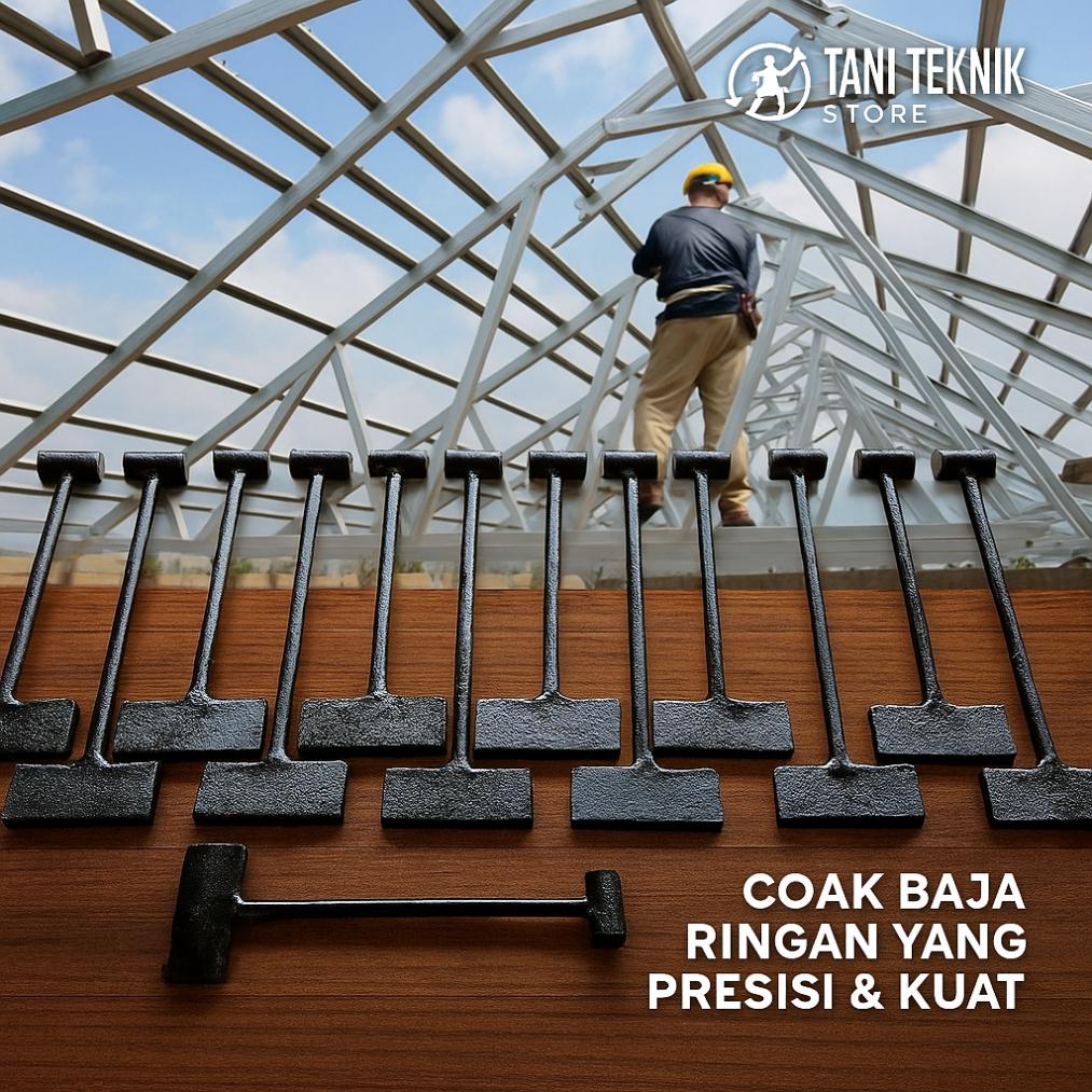 Alat Coak & Tekuk Baja Ringan Presisi – Cocok Semua Merek | Plat Tebal + Gagang Besi 10 SNI