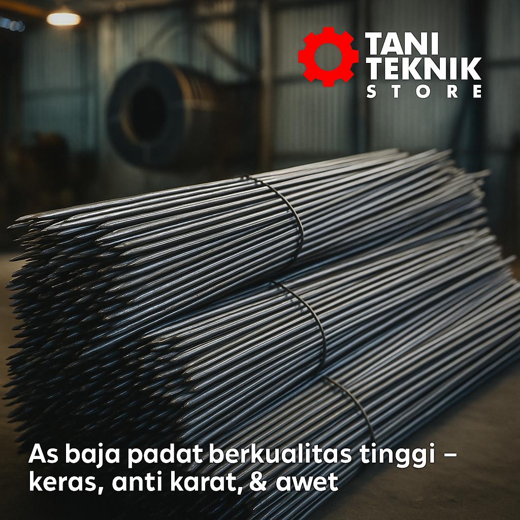 As Baja Panah Ikan 3.5mm–5.5mm Panjang 1 Meter – Batangan Baja Kuat Nelayan DIY