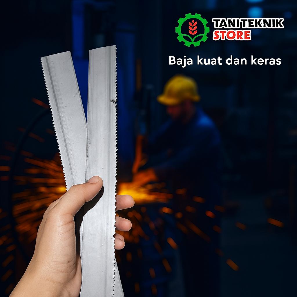 Potongan Gergaji Besi Merk Eberle Germany Tebal 1,6mm Lebar 3/4cm bahan pisau pahat kayu