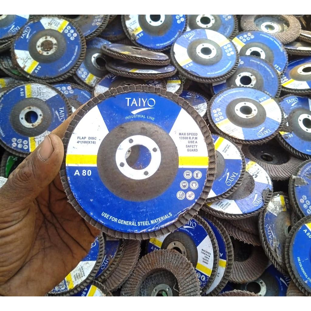 Amplás Flap Disc 4″ Grit #80, 100×16 mm, Max 13.700 RPM
