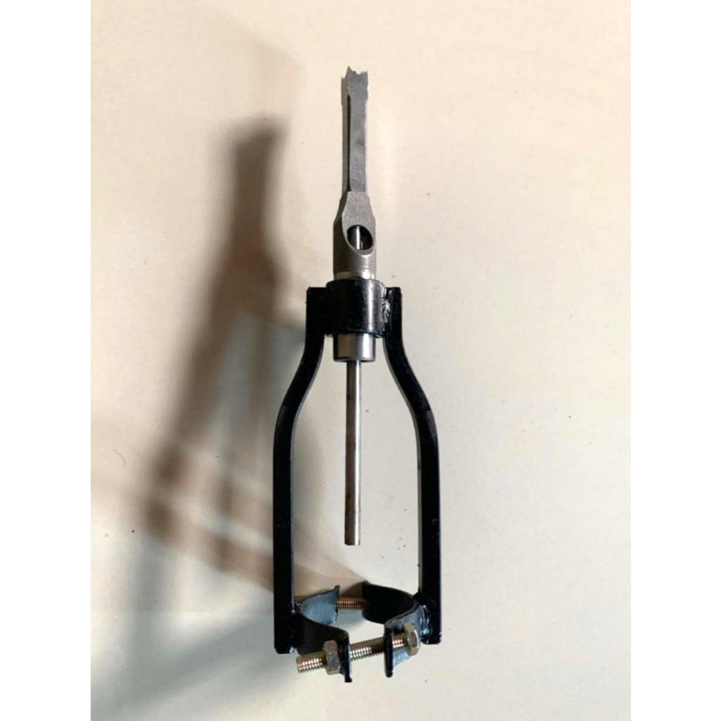 Adaptor Dudukan Bor Bobok Kayu – Pembuat Lubang Persegi | Wood Mortising Attachment kunci setel