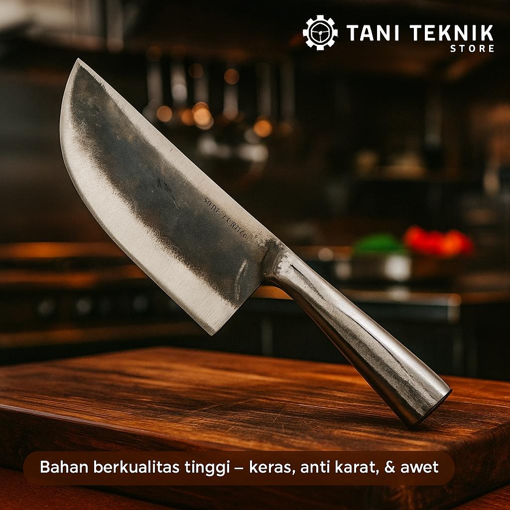 Pisau Dapur Baja Per - Untuk Potong Ayam Bebek Daging Ikan