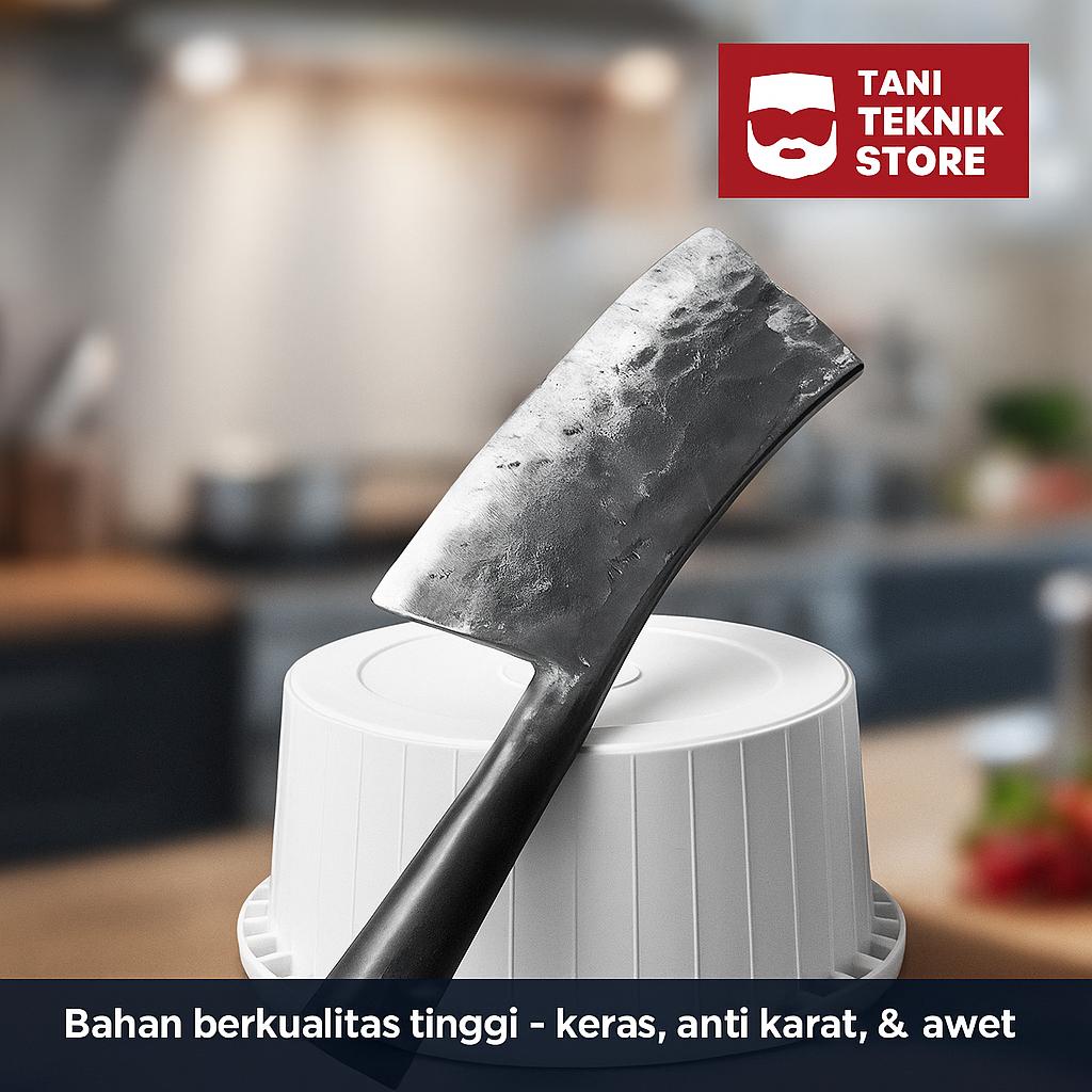 Pisau Dapur Baja Per - Untuk Potong Ayam Bebek Daging Ikan