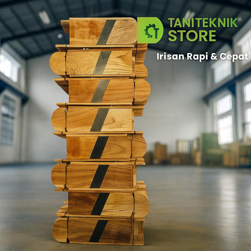 Parutan Kripik Singkong Kentang Pisang – Alat Pembuat Keripik Manual dari Kayu – Bisa Atur Ketebalan