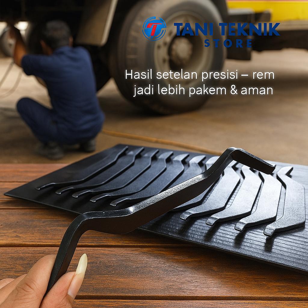 Penyetel Rem Manual Truk Canter Hino Isuzu L300 – Alat Setel Kampas Rem kunci