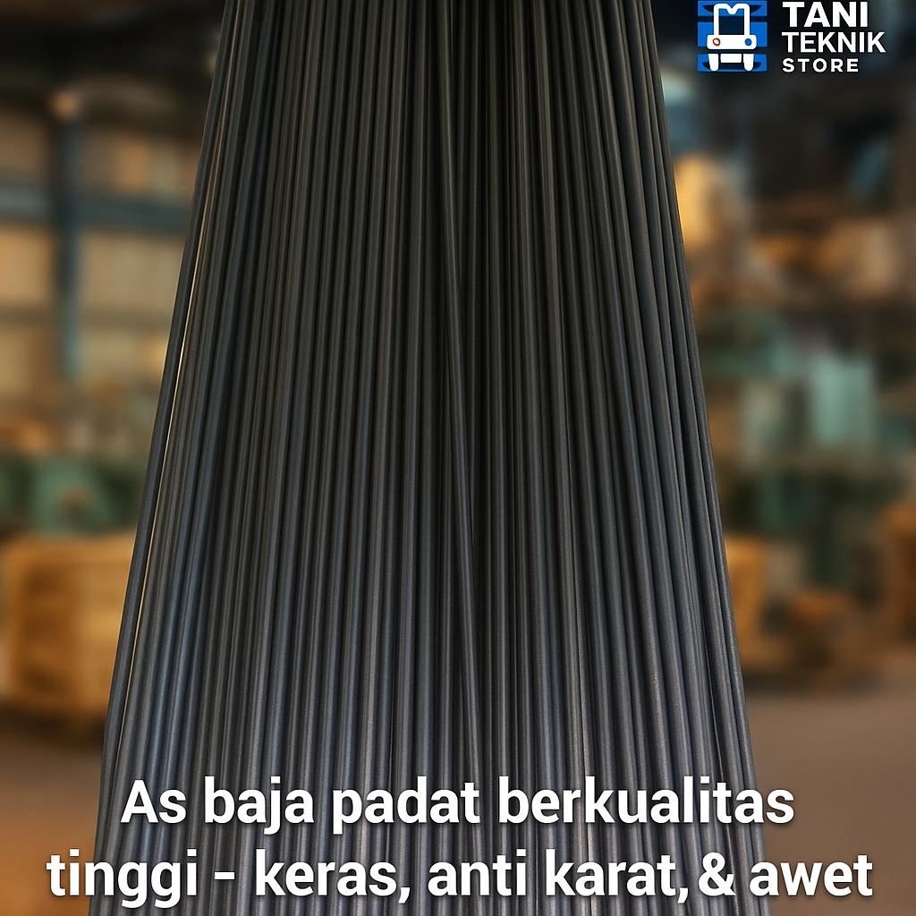 As Baja Hitam Bintik 4mm, 5mm 7mm – Bahan Aksesoris Outdoor & DIY Proyek Custom
