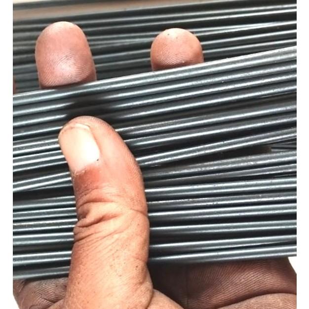 As Baja Bintik 5mm & 7mm – Baja Tutul Padat Panjang 1 Meter | Bahan Pande, Drei, Tombak Ikan