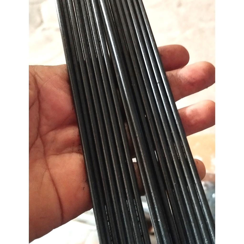 As Baja Panah Ikan 3.5mm–5.5mm Panjang 1 Meter – Batangan Baja Kuat Nelayan DIY