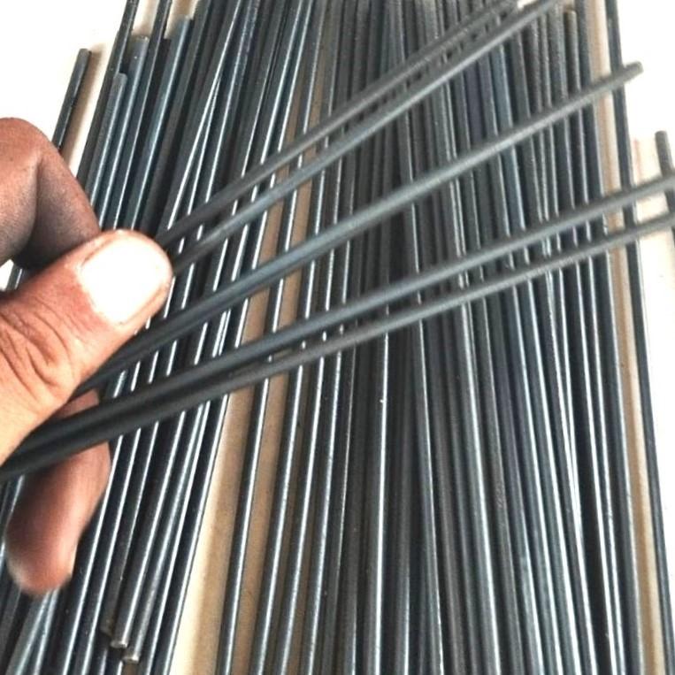 As Baja Bintik 5mm & 7mm – Baja Tutul Padat Panjang 1 Meter | Bahan Pande, Drei, Tombak Ikan