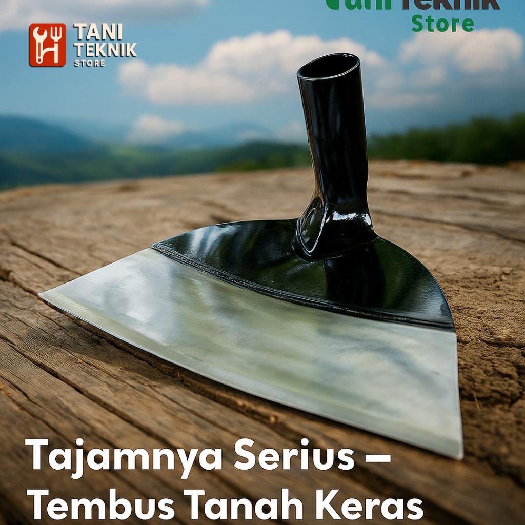 Kepala Cangkul brazil Baja Hitam 26cm – Tajam & Kuat | Alat Pertanian Garuk Tanah Keras Rumput Ladang