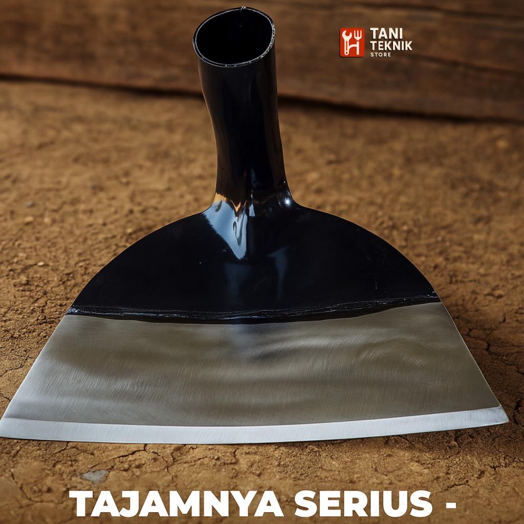 Kepala Cangkul brazil Baja Hitam 26cm – Tajam & Kuat | Alat Pertanian Garuk Tanah Keras Rumput Ladang