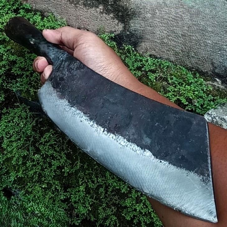 Pisau Dapur Baja Per - Untuk Potong Ayam Bebek Daging Ikan