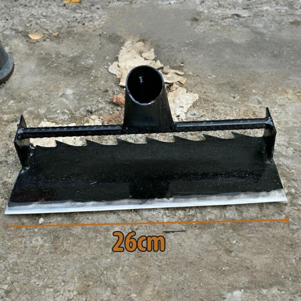 Garuk Rumput & Gulma 2in1 Baja Asli – Ukuran 25cm & 30cm | Alat Kebun Gagang Panjang