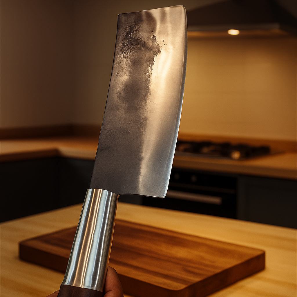 Pisau Cacah Baja Mangan Tajam Anti Karat – Alat Cacah Ketela Daging Serbaguna Ergonomis & Awet