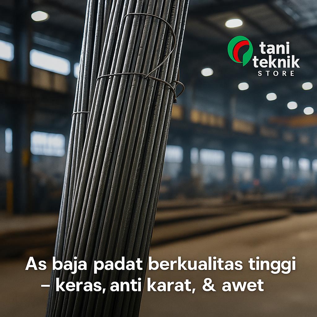 As Baja Hitam Bintik 4mm, 5mm 7mm – Bahan Aksesoris Outdoor & DIY Proyek Custom