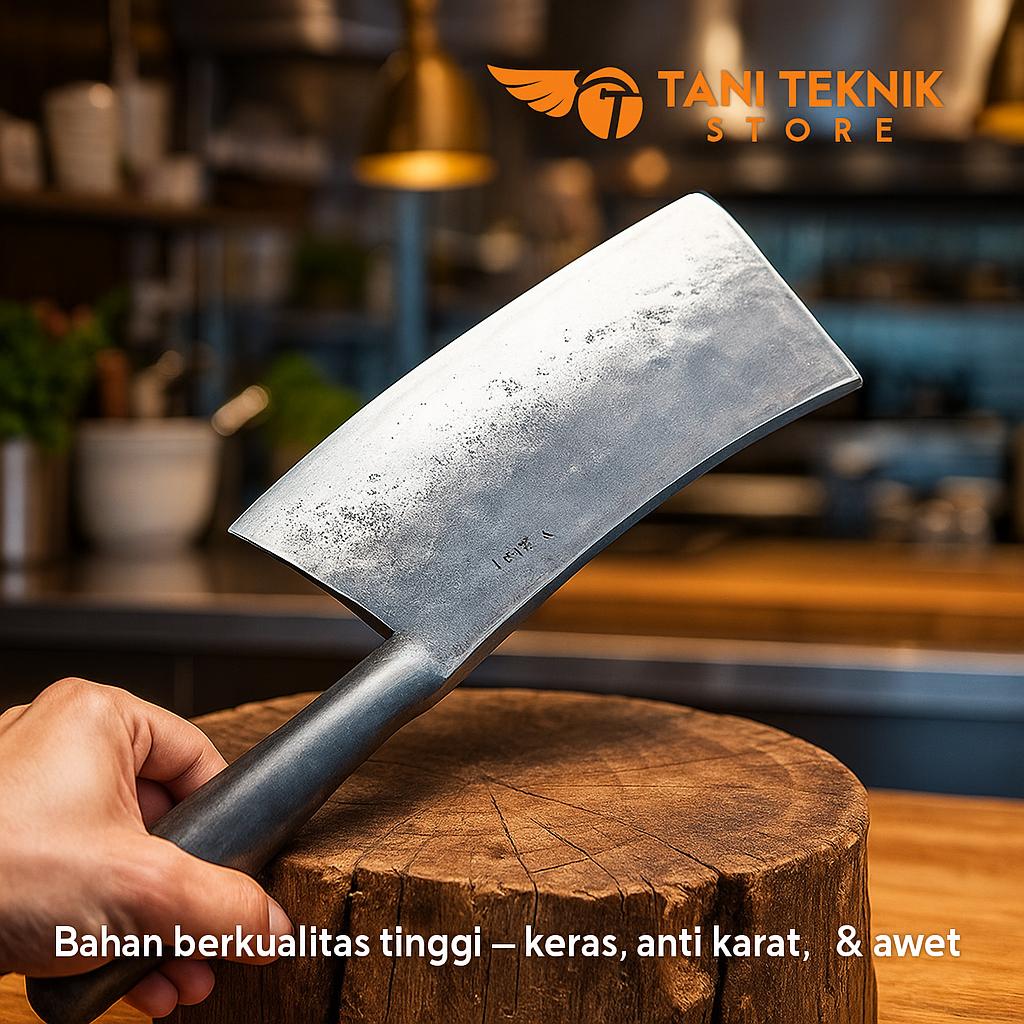 Pisau Dapur Baja Per - Untuk Potong Ayam Bebek Daging Ikan