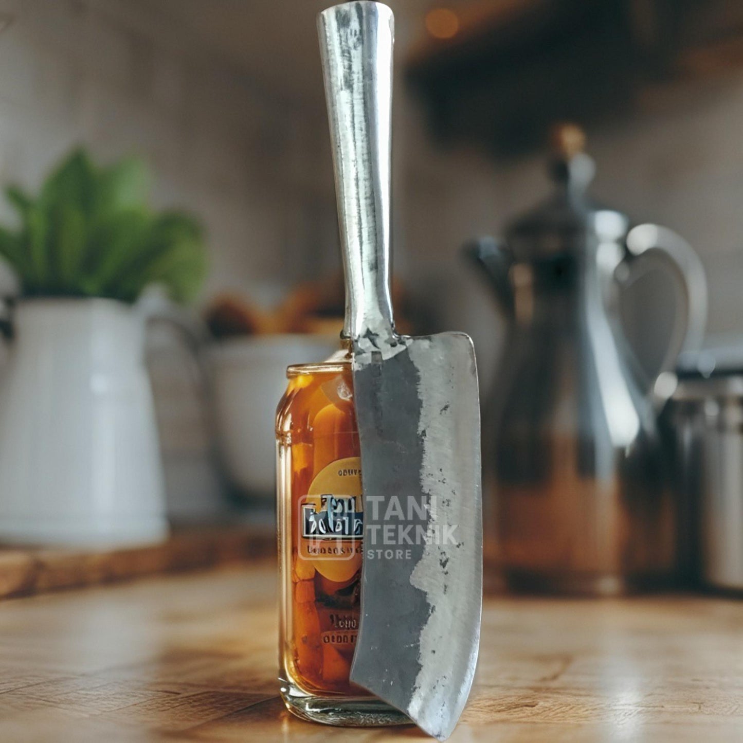 Pisau Cacah Daging Tulang Baja Tebal Anti Karat – Tajam & Ergonomis Untuk UMKM Dan Petani