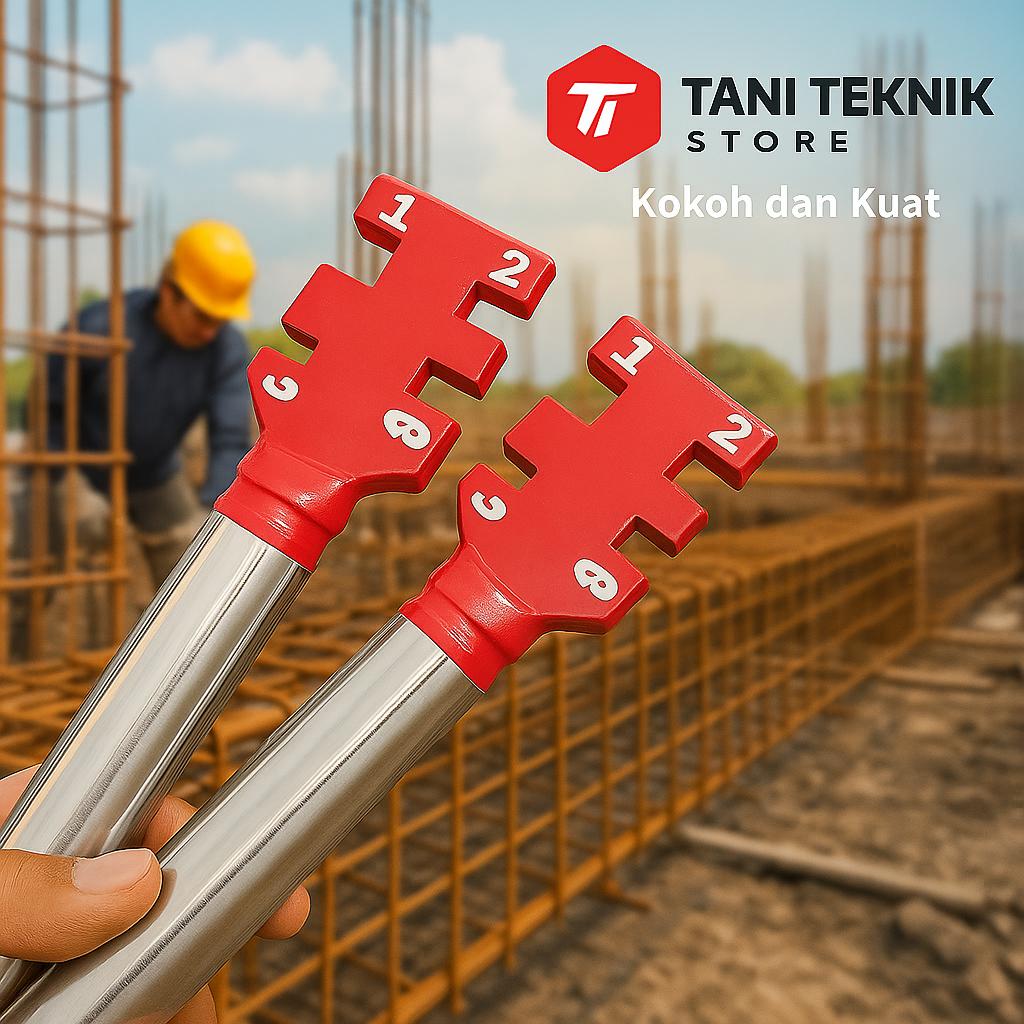 Kunci Besi Penekuk Beton 4in1 Multifungsi - Alat Pembengkok Baja