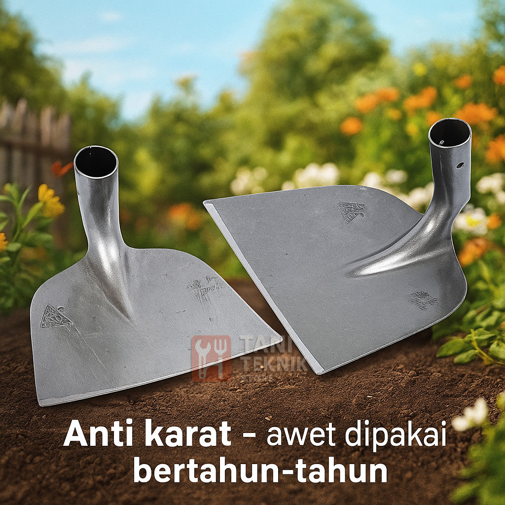 Alat Cangkul Serbaguna Baja Mangan – Untuk Sawah, Ladang & Konstruksi | Tani Teknik