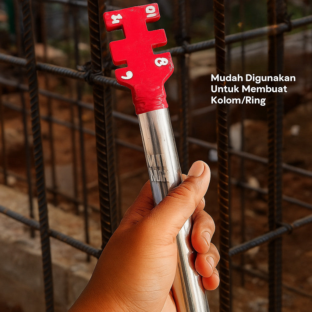 Alat Penekuk Besi Behel 6/8/10/12 mm – Ring & Kolom Baja Kuat Multifungsi | Tani Teknik Store